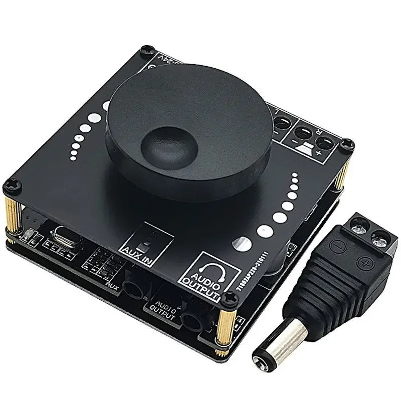 HiFi Bluetooth 5.0 digital amplifier board, 2*50W stereo dual-channel speaker cabinet, audio amplification modification module