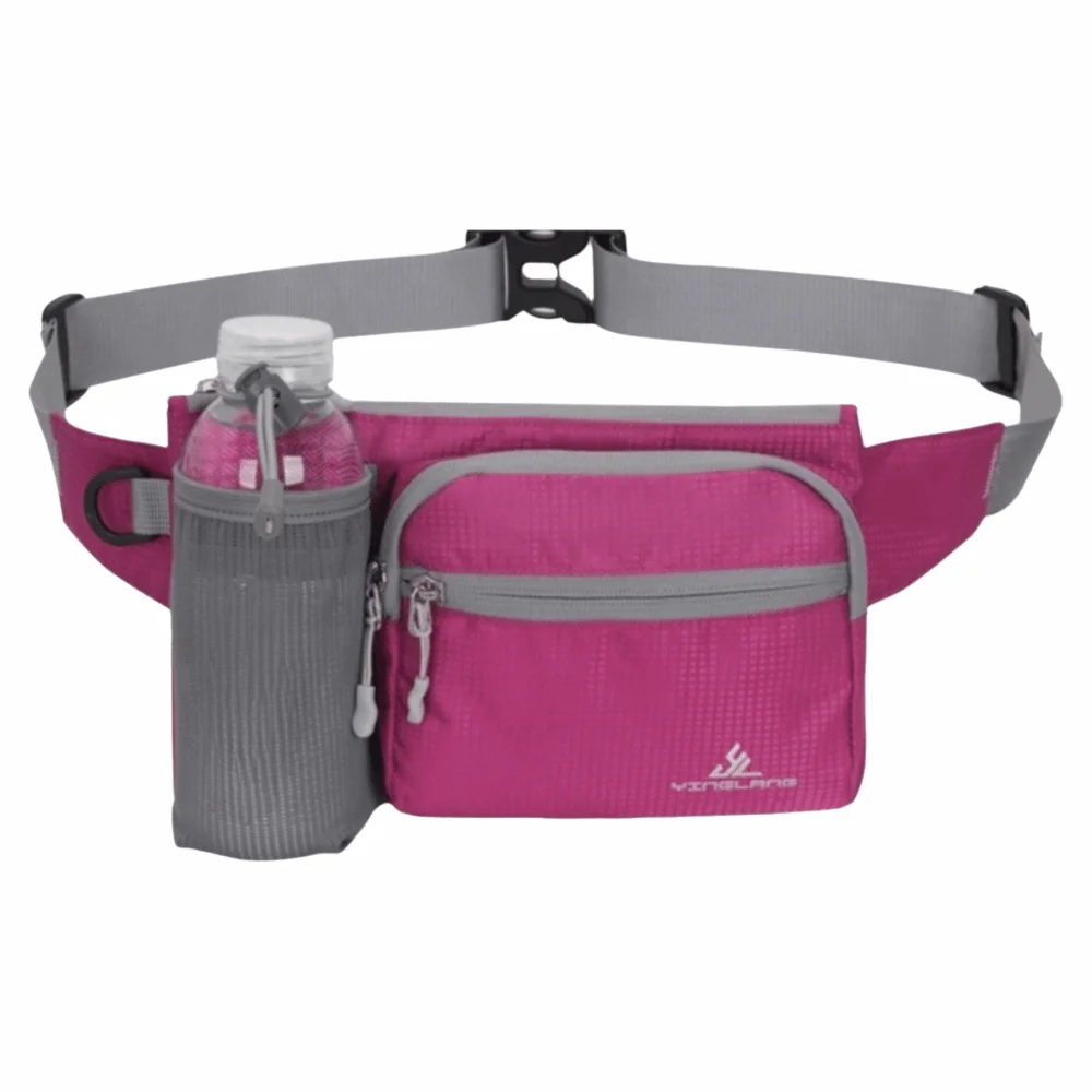 Multifunctional Waist Bag Lightweight Waterproof Phone Chest Bag Invisible Design Oxford Material Water Bottle Bag Running