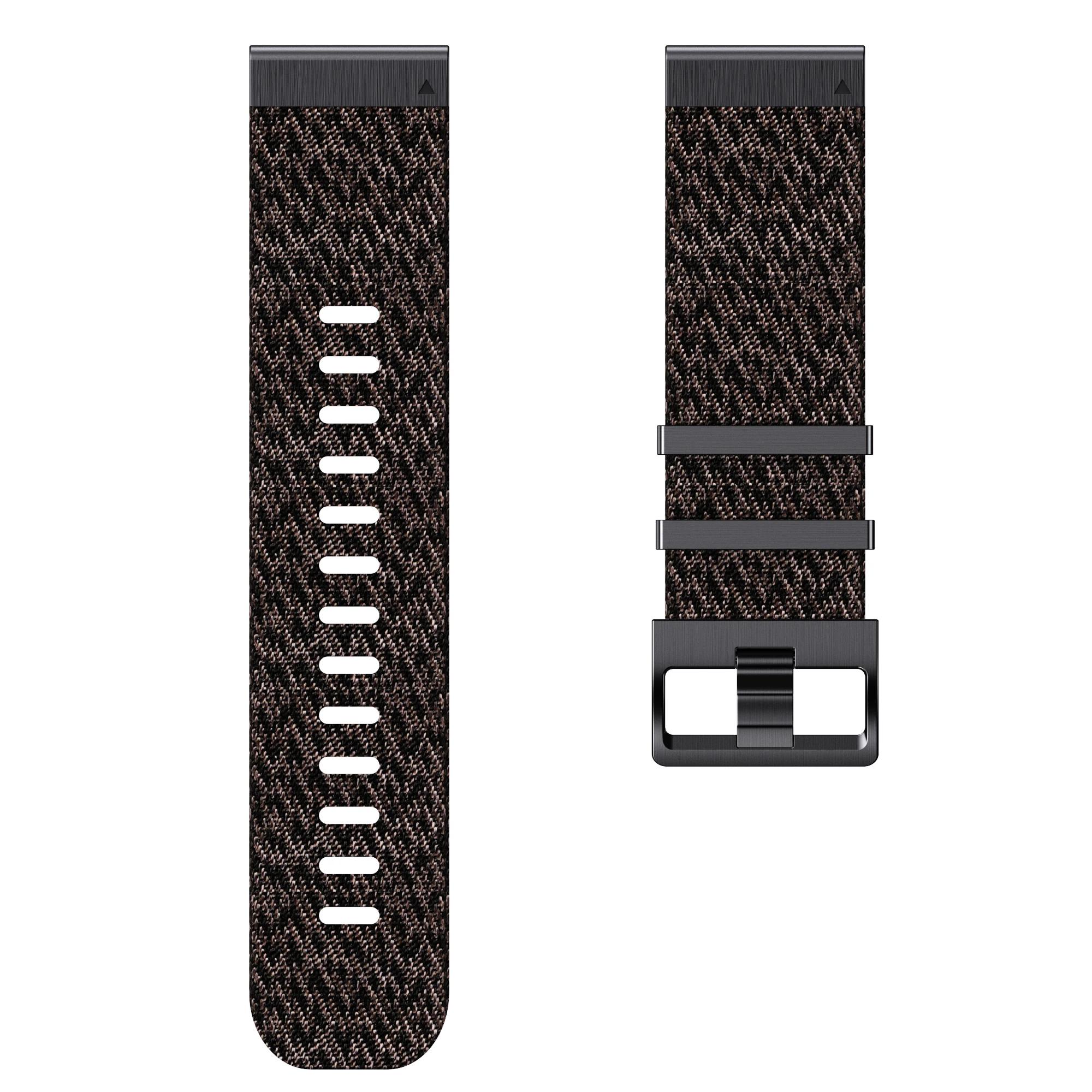 Quick Fit 22mm 26mm Nylon Watch Strap Band for Garmin Fenix 8 47mm 51mm, Epix Pro 47mm 51mm, Fenix 7 7X Pro/6 6X Pro/Fenix 5 5X image 2