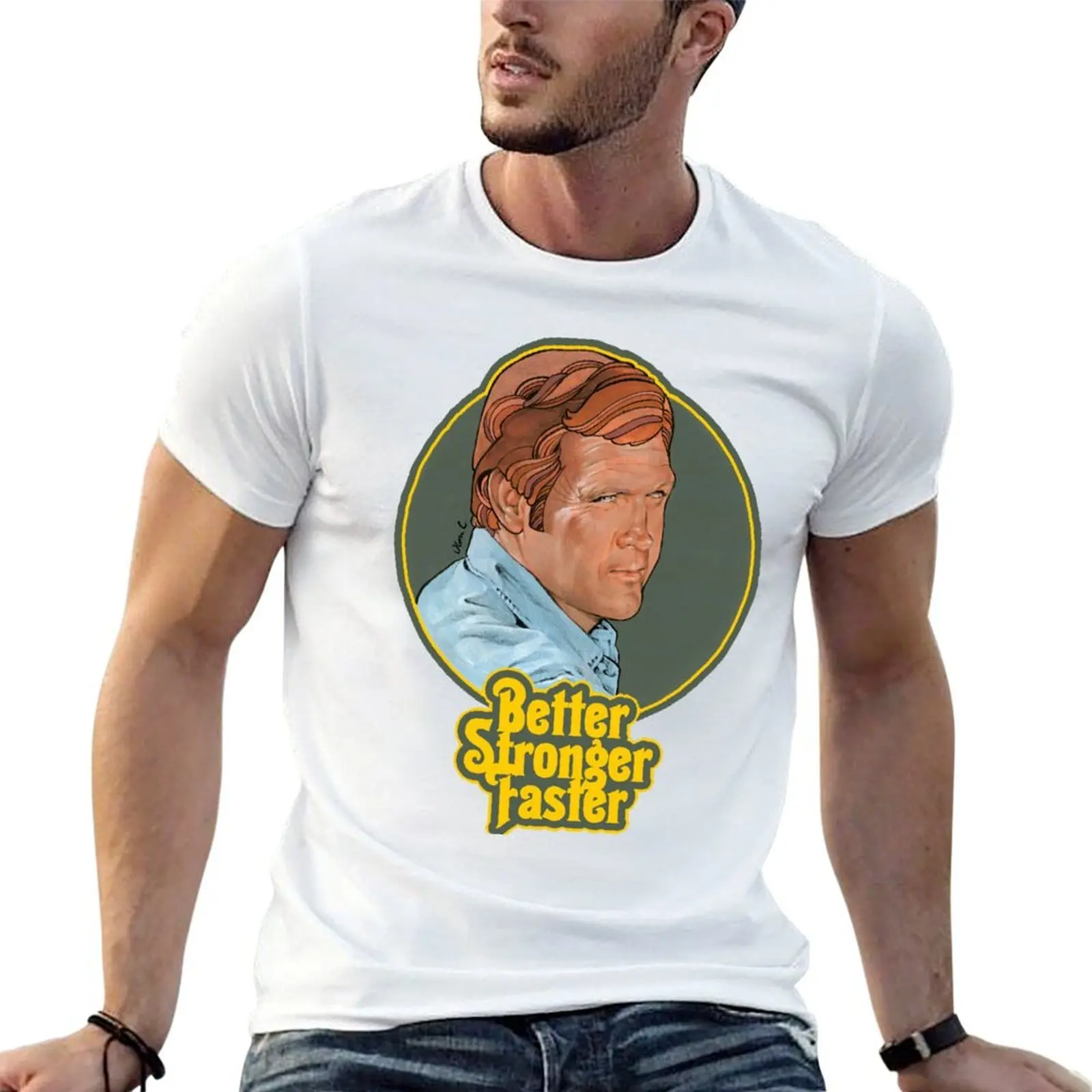 better, stronger, faster T-Shirt blue lock valentines clothes t shirts men
