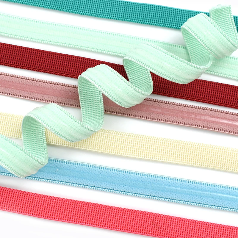 

10/20M 10mm Colored Silicone Elastic Band Bra Strap Anti Slip Elasticity Bands Stretch Straps Belt Sling DIY Sewing Accessories
