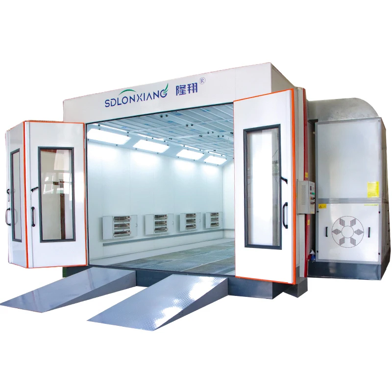 Lamp Heated LED Lighting Car Spray Booth Water-Based Auto Paint Baking Room Oven Cabin For Car Painting Booth