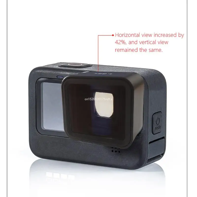 1.55X Cinema Movie Lens Widescreen Brushed Blu-ray Anamorphic High-defination Lens for Hero 9 Sports Action Cameras