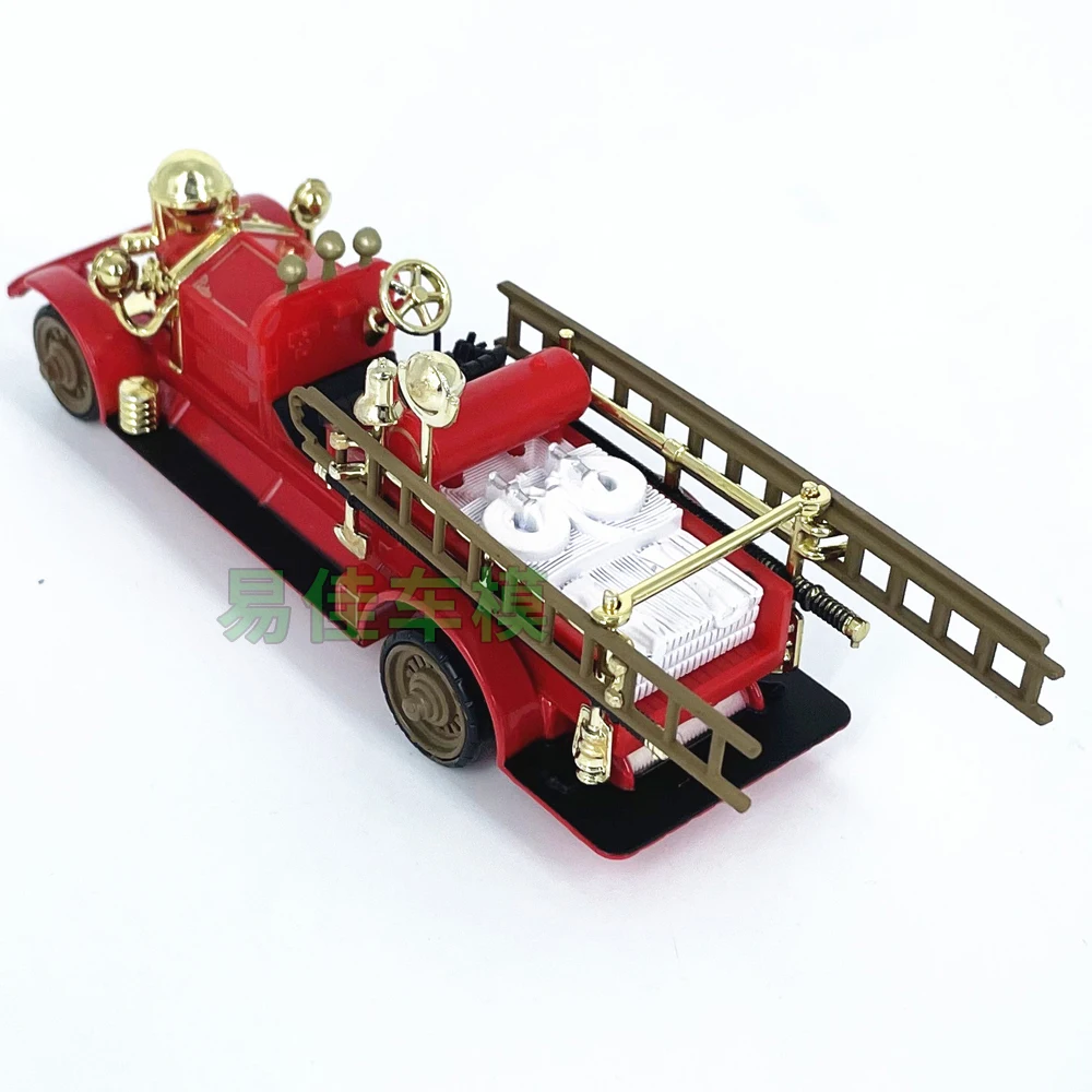 Diecast escala 1:64 americano 1924 motor de bomberos coche en miniatura de aleación juguete coleccionable regalo recuerdo adorno de exhibición