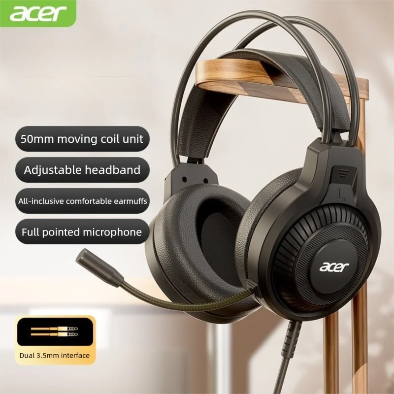 Acer OHW303 casques Gamer 7.1 stéréo virtuel Surround basse écouteur lumière LED casque de jeu pour ordinateur PC Gamer avec micro Acer OHW303 casques Gamer 7.1 stéréo virtuel Surround basse écouteur lumière LED casque de jeu pour ordinateur PC Gamer avec micro