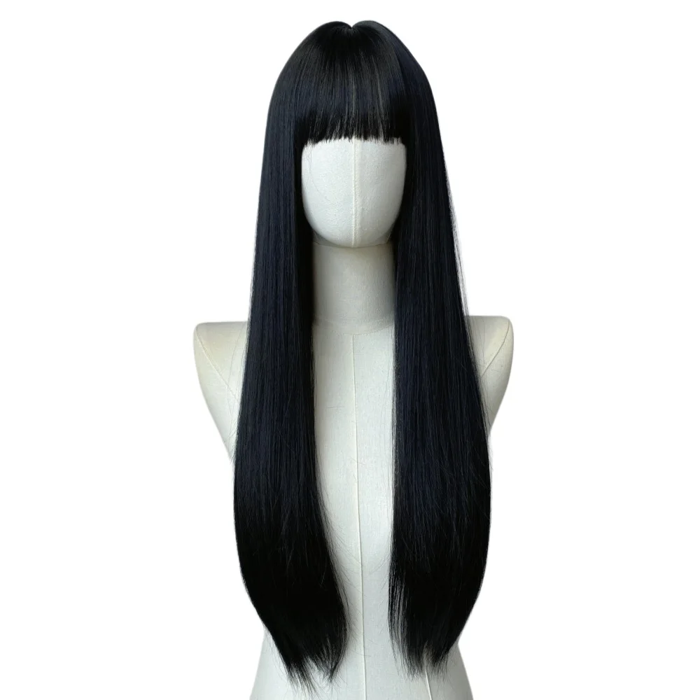 Women's Bright And Elegant Wig Design, Easy To Wear, Classic And Fashionable Long Straight Hair