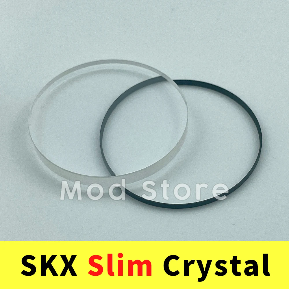 SKX007 SRPD Slim Flat Sapphire Crystal + Gasket Compatible with Slim Bezels SKX009, SKX011, SKX171, SKX173, SKX175