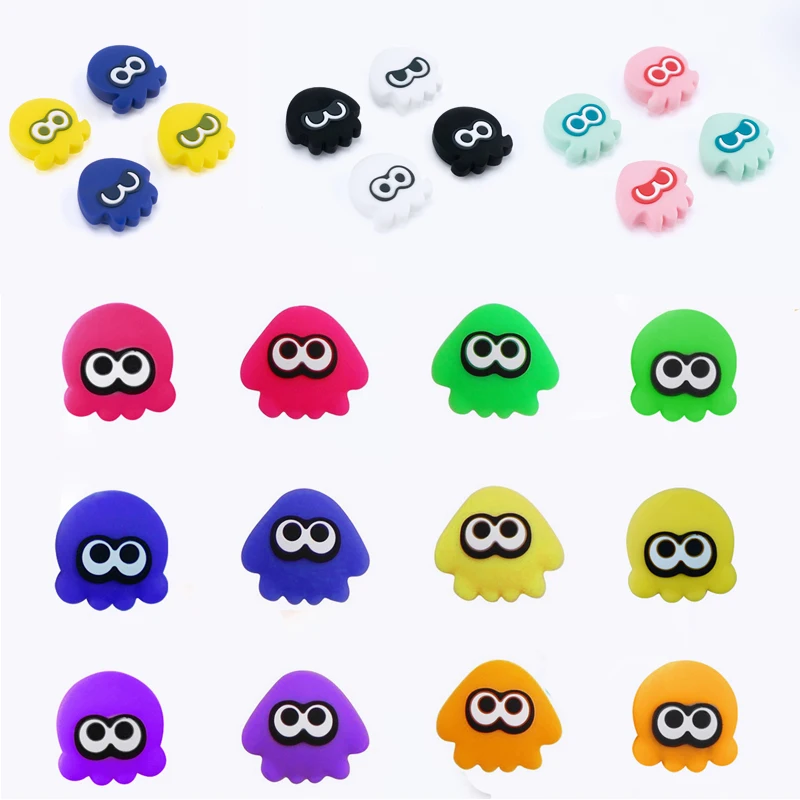 Силиконовый чехол в виде осьминога и кальмара, чехол для джойстика для контроллера Nintendo Switch Oled NS Lite Joy-con