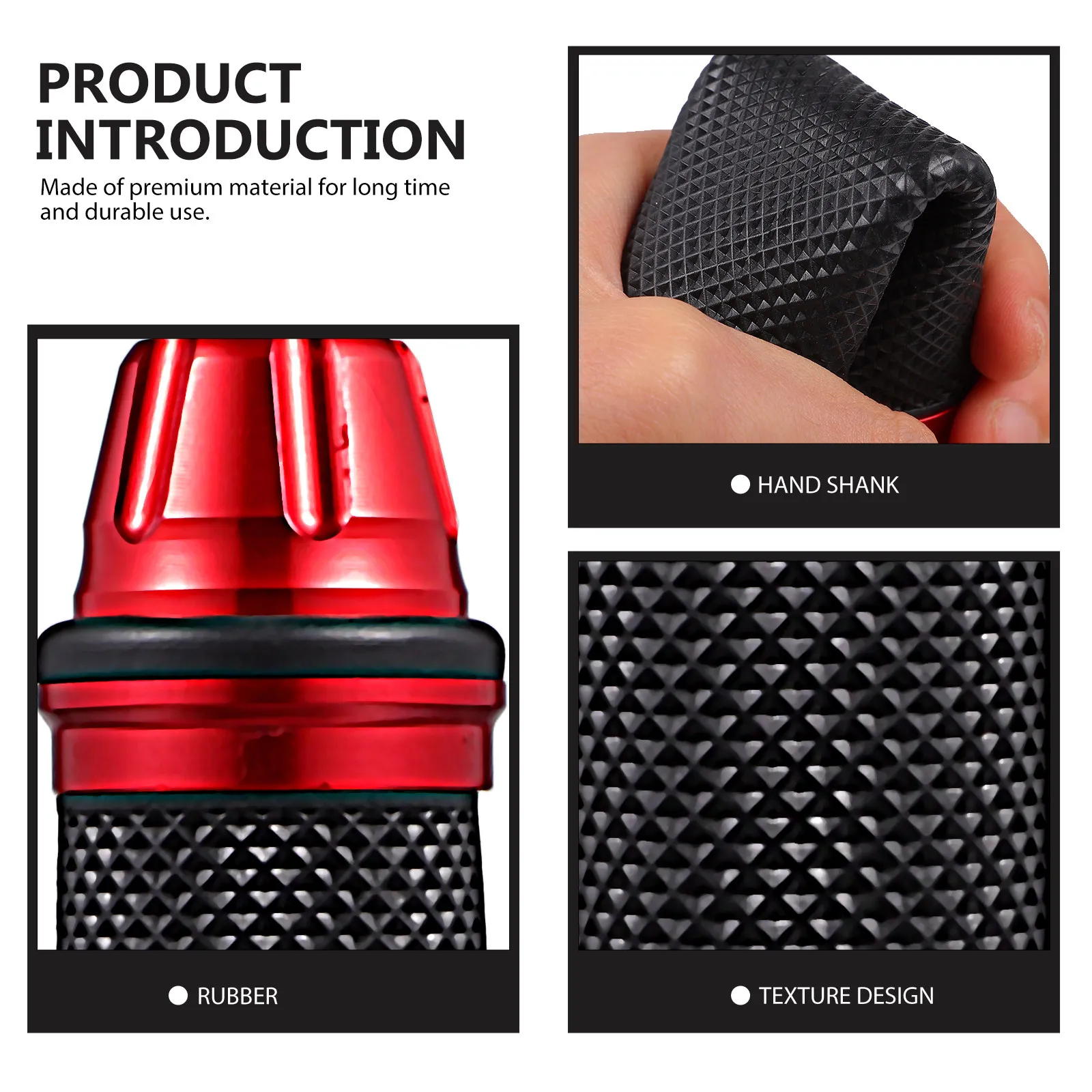 1Pair Motorcycle Hand Grips Premium Material Comfortable Surface Safe Driving Grip Protector for Motorbike Handlebar and Bar End