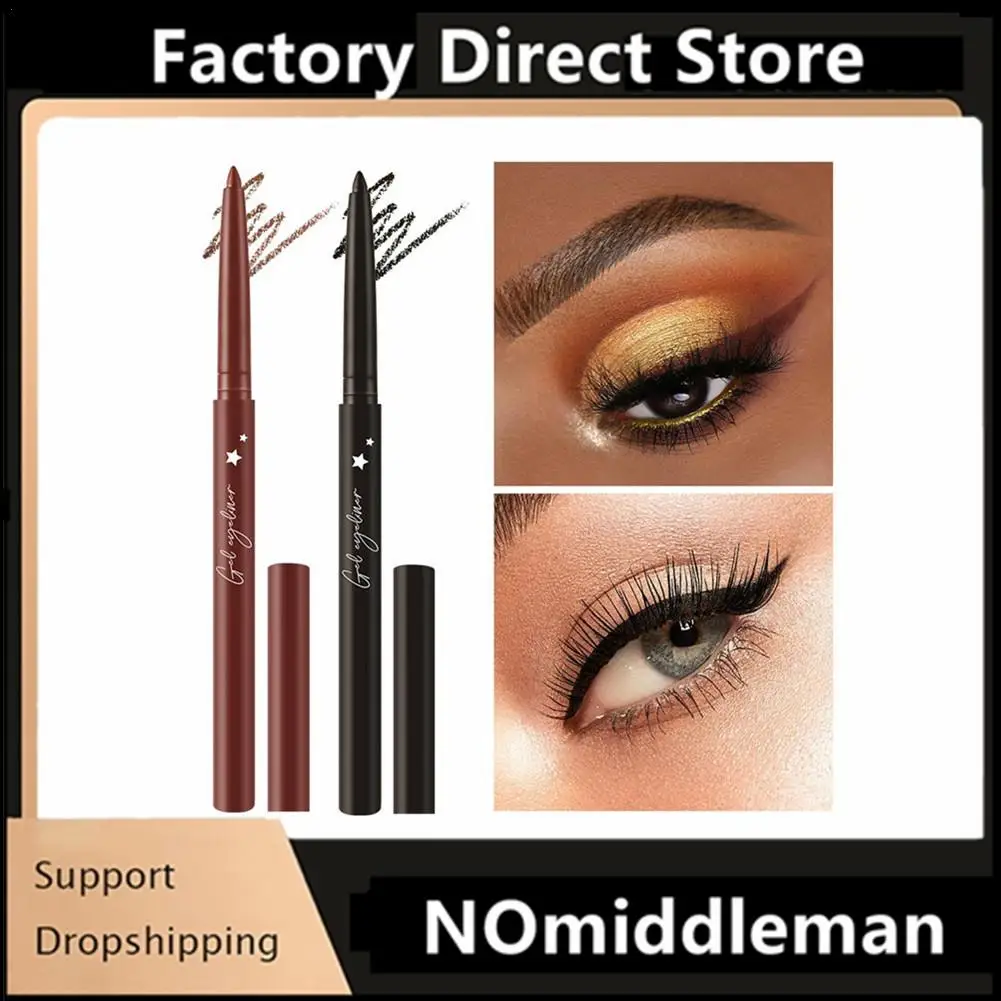 1Pc Eyebrow Eyeliner Pencils Makeup Waterproof Eye Brow Pen Long-lasting Nice Color Natural Black Brown Cosmetic Beauty Tools