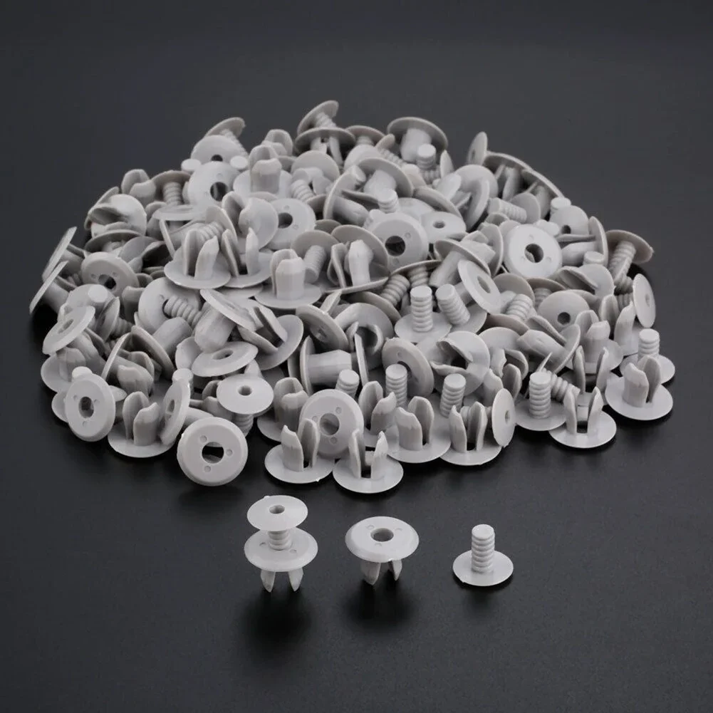 50Pcs Car Trim Panel Lining Clips For T4 T5 Door Panel Holder Grey 701867299 Plastic Holder Clip Car Interior Clips Wear Parts