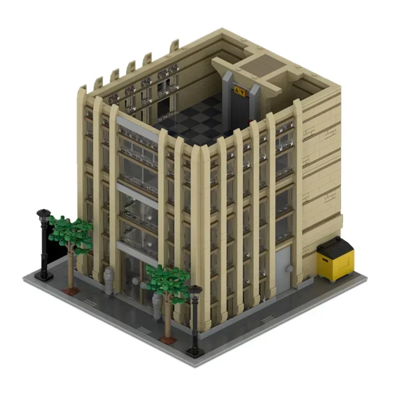 Hero Movie Model Moc Building Bricks Modern No. 4 Skyscraper เทคโนโลยี Modular Blocks ของขวัญของเล่นคริสต์มาส DIY ชุดประกอบ