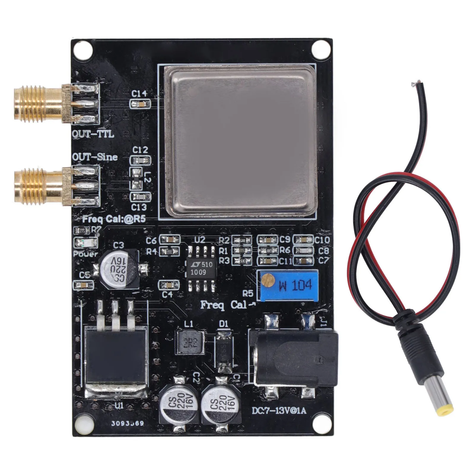 OCXO 10MHz Frequency Standard Reference Module Crystal Oscillator Constant Temperature Board OCXO Frequency Reference Module