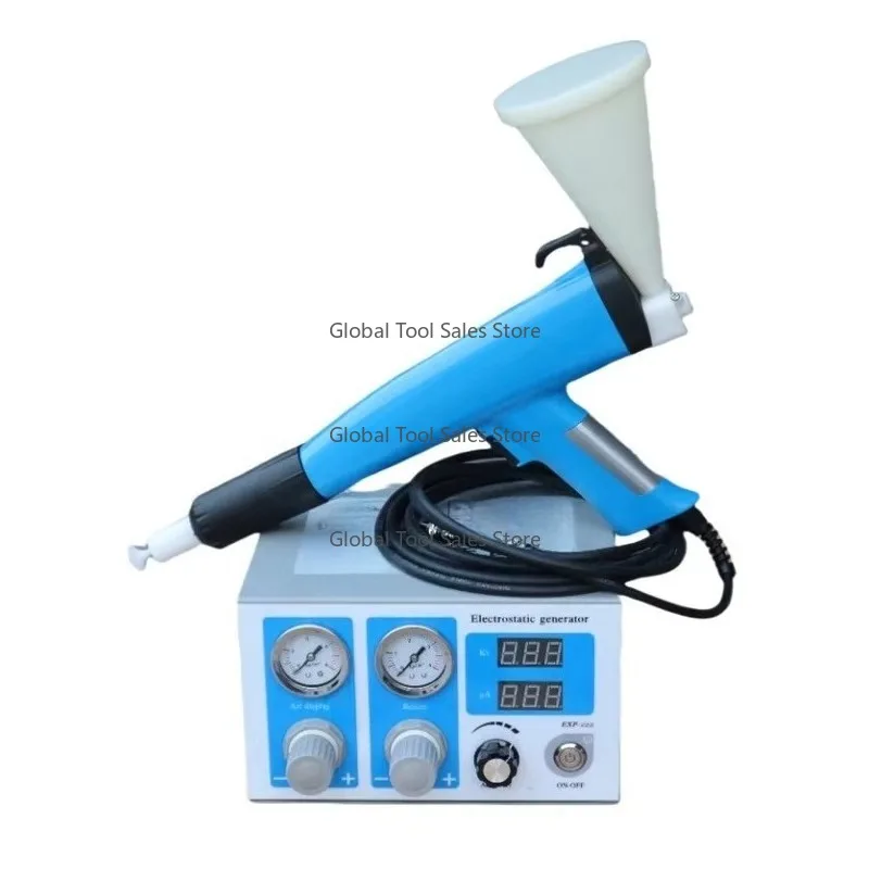 

220V 110V Digital Electrostatic Powder Coating Machine With Manual Powder Coating Spray G.un Test Cup