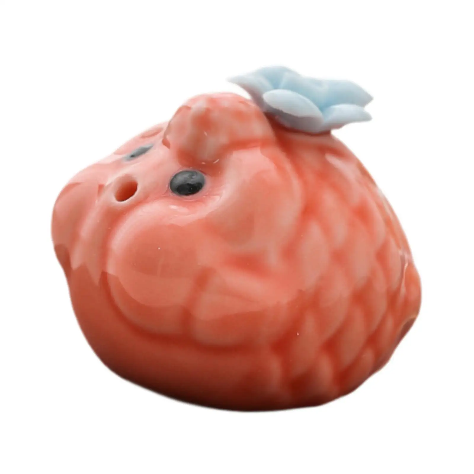 Mini Bubble Fish Statue Incense Stick Holder Cute for Desk Tea House Office