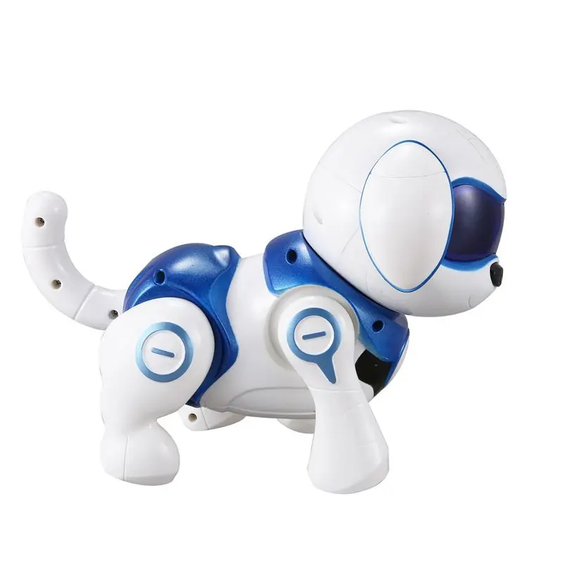 ABJA-2X Robot Dog Electronic Pet Wireless Robot Puppy Smart Sensor Will Walk Talking Remote Dog Robot Pet Blue