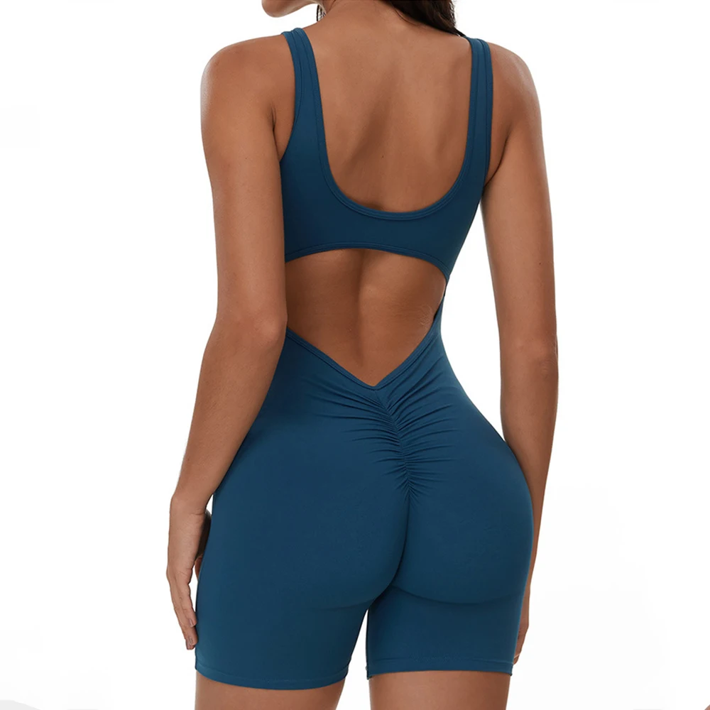 

Комбинезоны для йоги, женский спортивный костюм, комплект для йоги, комбинезоны для фитнеса, цельный спортивный бюстгальтер, боди для тренировок, сексуальная спина V, спортивная одежда, спортивная одежда