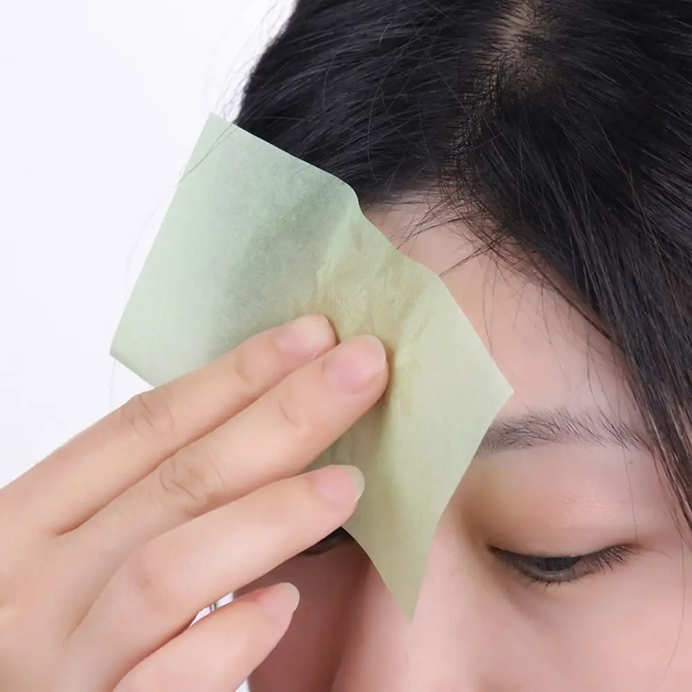 100 قطعة إزالة الزيت زيت الوجه نشاف ورقة مكافحة الشحوم العناية بالبشرة زيت الوجه امتصاص ورقة النفط السيطرة ماكياج أداة