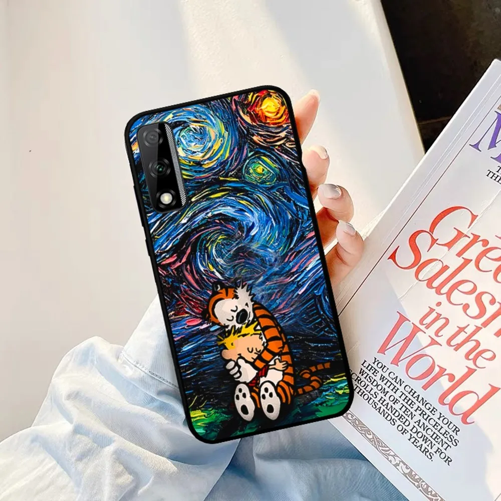 C-Calvin And H-Hobbes Phone Case For Huawei Y9 6 7 5 Prime Enjoy 7s 7 8 Plus 7a 9e 9plus 8E Lite Psmart Shell