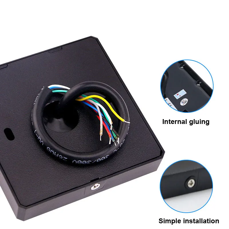 Door Access Control Reader IC Card 13.56M Frequency  Waterproof IP68 WG26/34 Format