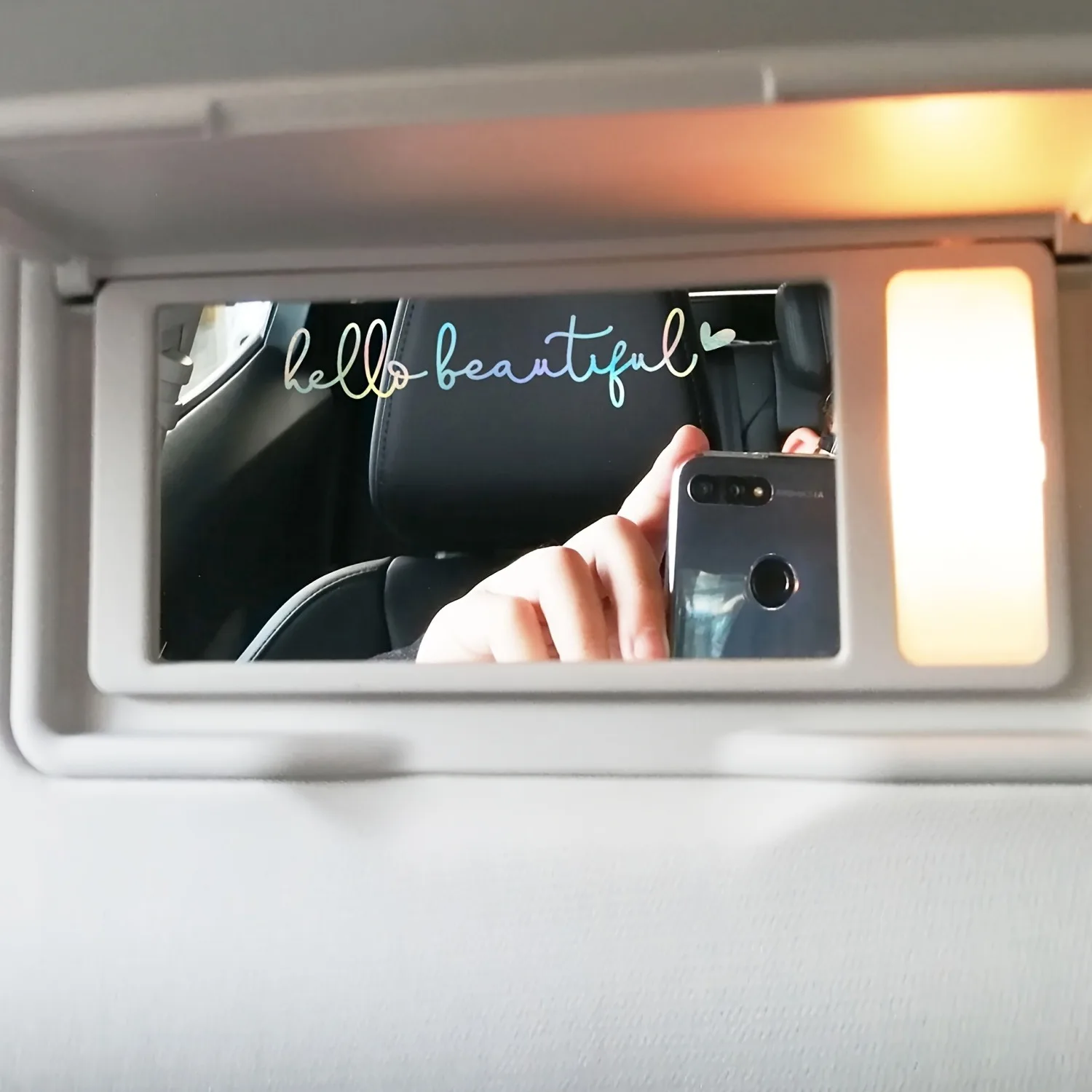 

New Design Hello Beautiful Car Stickers Rearview Mirror Sticker Auto Body Styling Stickers Accessories