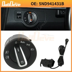 Auto Adjust Headlight Fog Lamp Control Switch&Sensor 5ND941431B 5ND959855 For Volkswagen Golf Caddy Jetta Tiguan Touran Passa