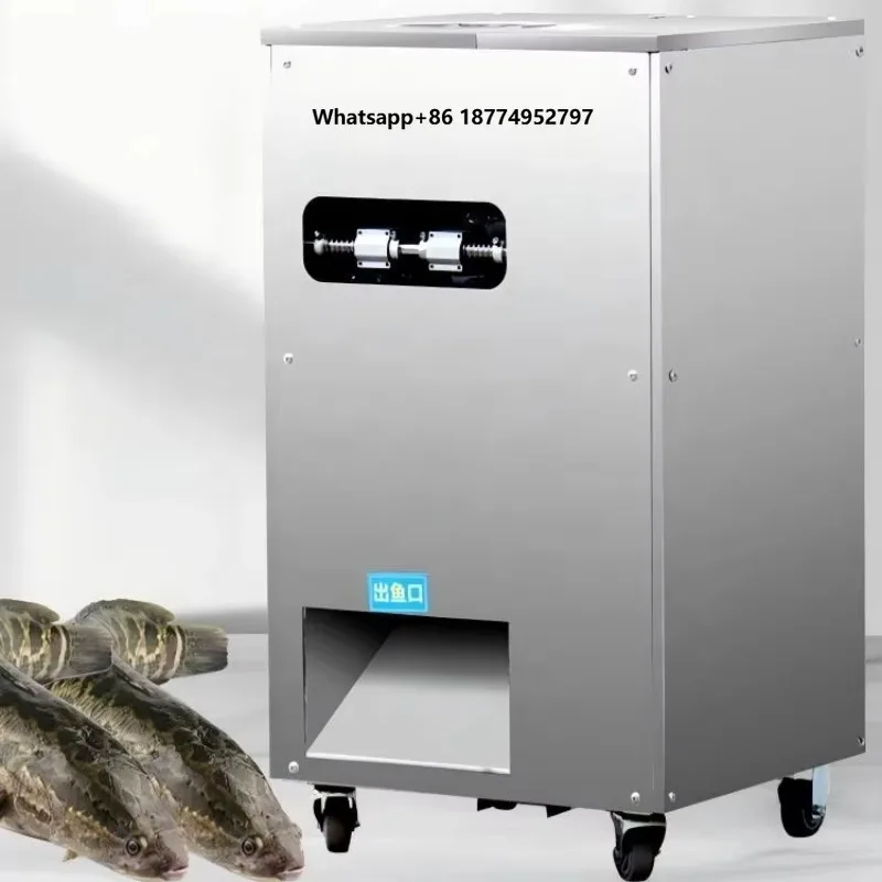 Automatic Fish Killing Machine Electric Stainless Steel Fish Scale Remover and Open Back Machine