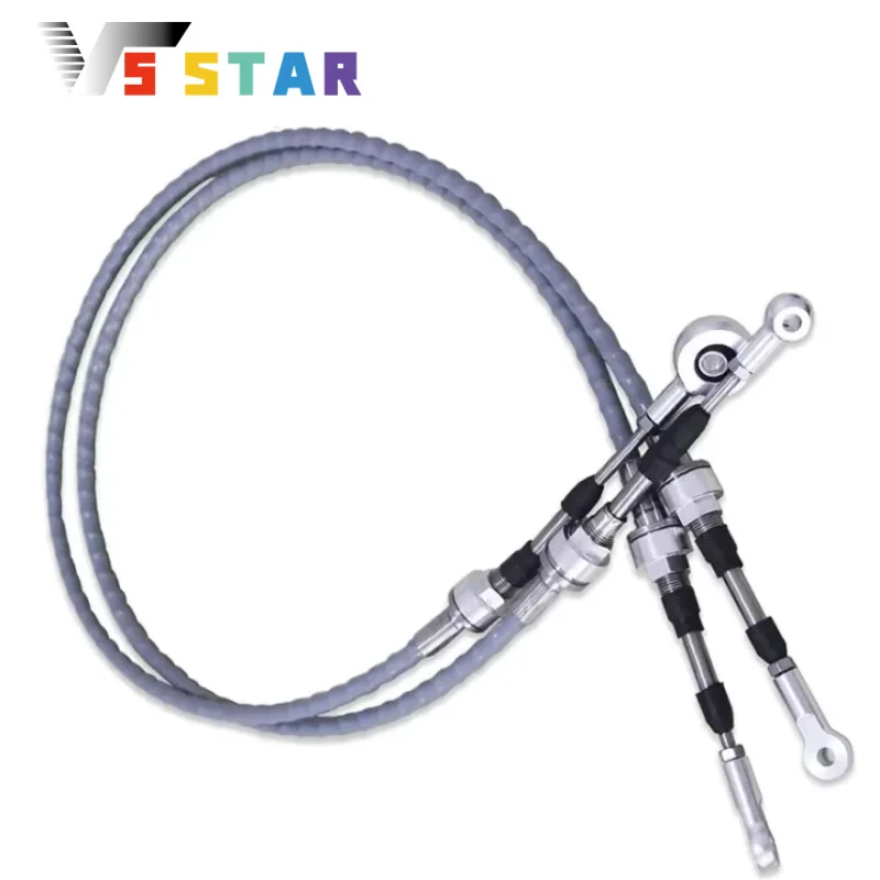 

Высокопрочная сталь 151 см, тросы переключения передач, рычаг переключения передач для 2002-2006 RSX Type S 2006-2011 Civic SI, 6-скоростная коробка передач SK-1080