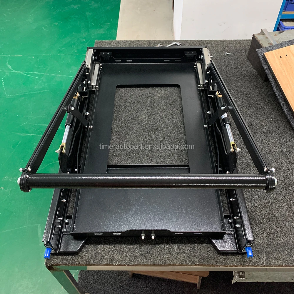 Overland Heavy Duty 75L Fridge Slide Interior Kit For Car/Truck Drop Down Tilt Refrigerator Tray With Handle 40L 60L Tilt