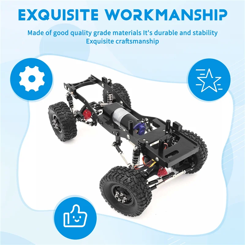 ABUM-Asse anteriore e posteriore in metallo per WPL C14 C24 C34 C44 B14 B24 1/16 RC Auto Aggiornamenti Parti Accessori