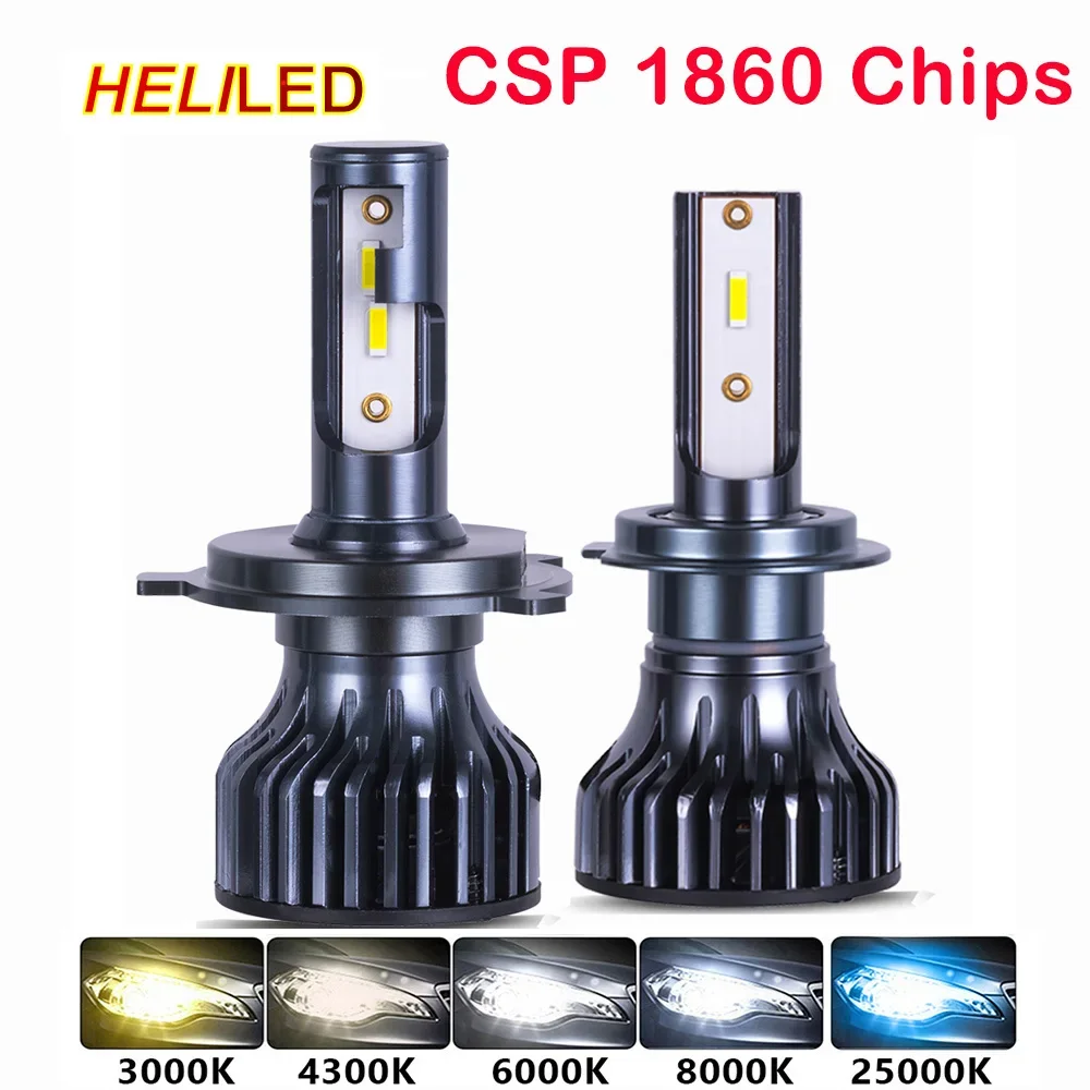 Car Headlight 18000LM 80W CSP H4 LED H7 H1 H3 H8 H11 9005 HB3 9006 HB4 880 881 H27 Car Auto Headlamp Led Lights for Car 12V