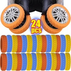 Lot de 8/20 Protections de Roues en Silicone pour Bagages, Accessoires de Voyage Épais avec Réduction du Bruit