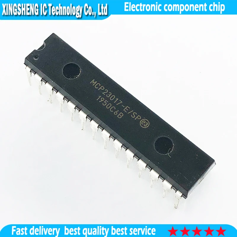 

10pcs/lot MCP23017-E/SP DIP-28 MCP23017 DIP28 In Stock