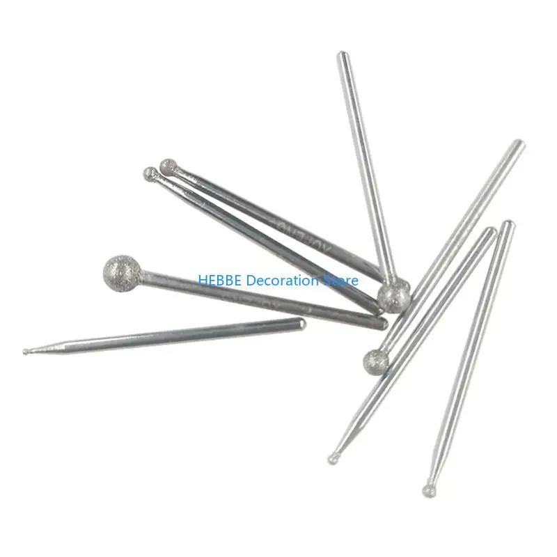 B0KC Grinding Bits Rotary Tools Abrasive Mounted Stone Grinding Wheel for Stone Jewelry Ceramic Carving Polishing