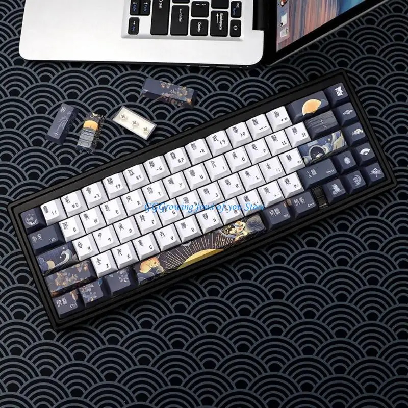 H9EB 130 TasteCaps für 61 64 68 75 84 96 980 104 108 MX-Switch Mechanische Tastatur