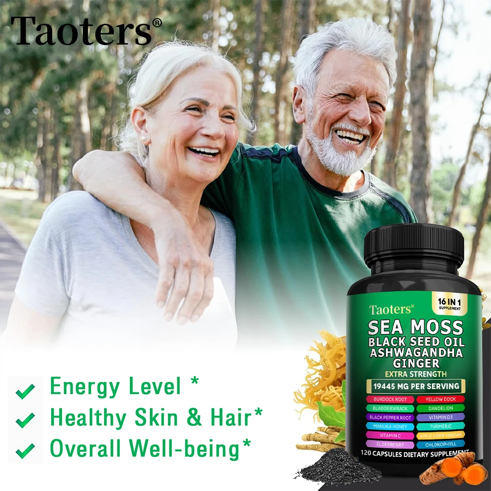 Sea Moss Supplement - Supports Skin Health, Anti-aging, Antioxidant, Improve Immunity, Detox, Improve Sleep & Mood - Image 5