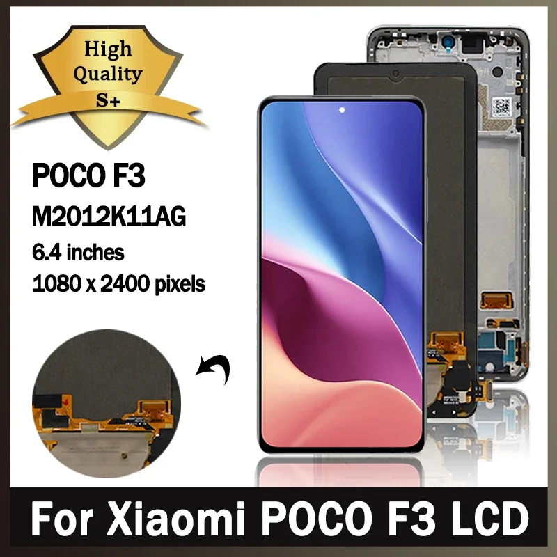 Original For Xiaomi POCO F3 LCD M2012K11AG Display Touch Screen Digitizer Assembly Replacement For Xiaomi 11i Mi 11i Mi11i