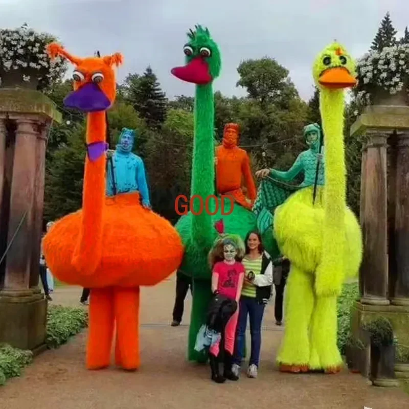 

Костюмы на страусиных ножках для ночных клубов, баров, музыкальных фестивалей, косплей-вечеринок, церемоний открытия, дней рождения, танцевальный реквизит