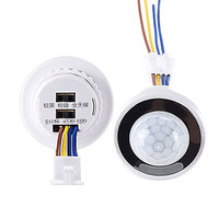 Time Delay Illumination Adjustable AC 100-240V Human Induction Detector PIR Motion Sensor Switch for Home Lighting 45mm