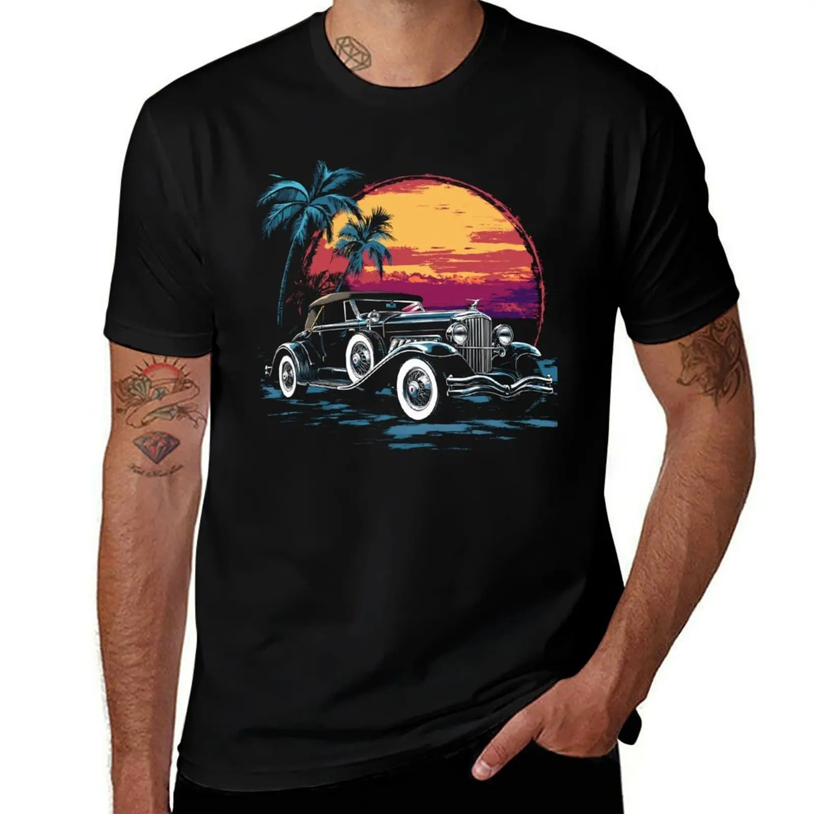 

1928 Duesenberg Model J T-Shirt Luxury man gifts for boyfriend essential t shirt custom shirt men workout shirt
