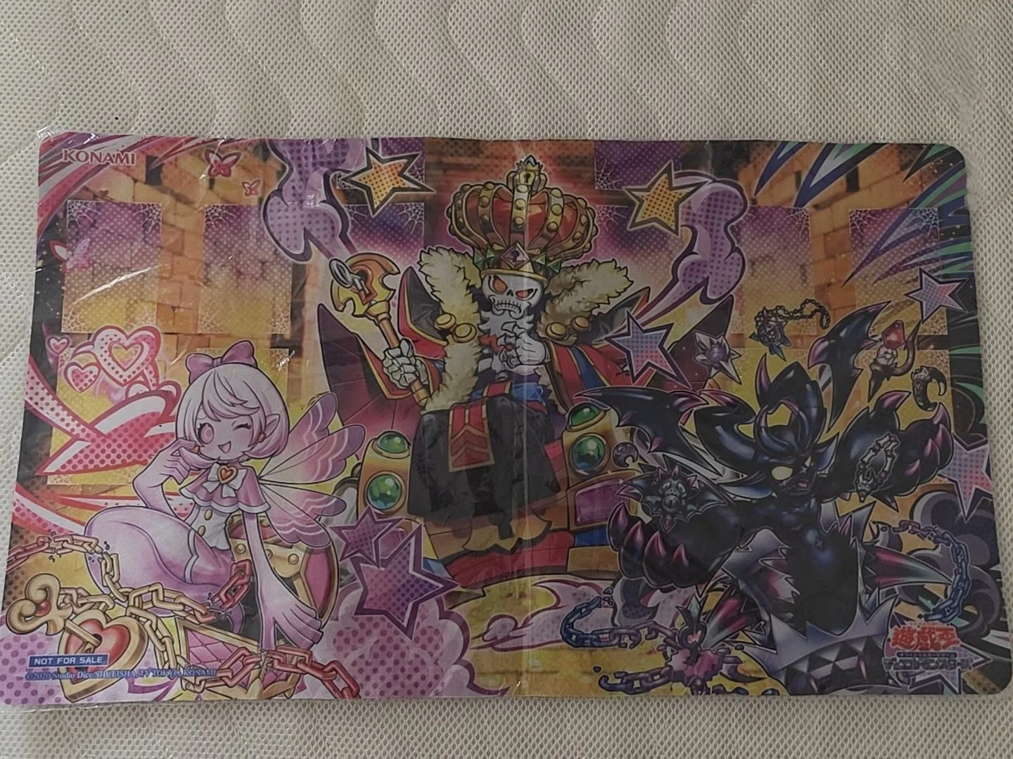 yugioh-konami-duel-monsters-mimighoul-master-archfiend-fairy-collection-officielle-tapis-de-jeu-scelle