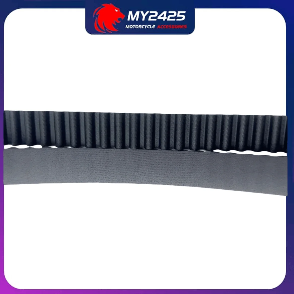 MY2425 Motorcycle Belt Original Size Carbon Fiber For HYOSUNG GV650 Wind Patrol Extended Engine Belt GV650 Drive Belt