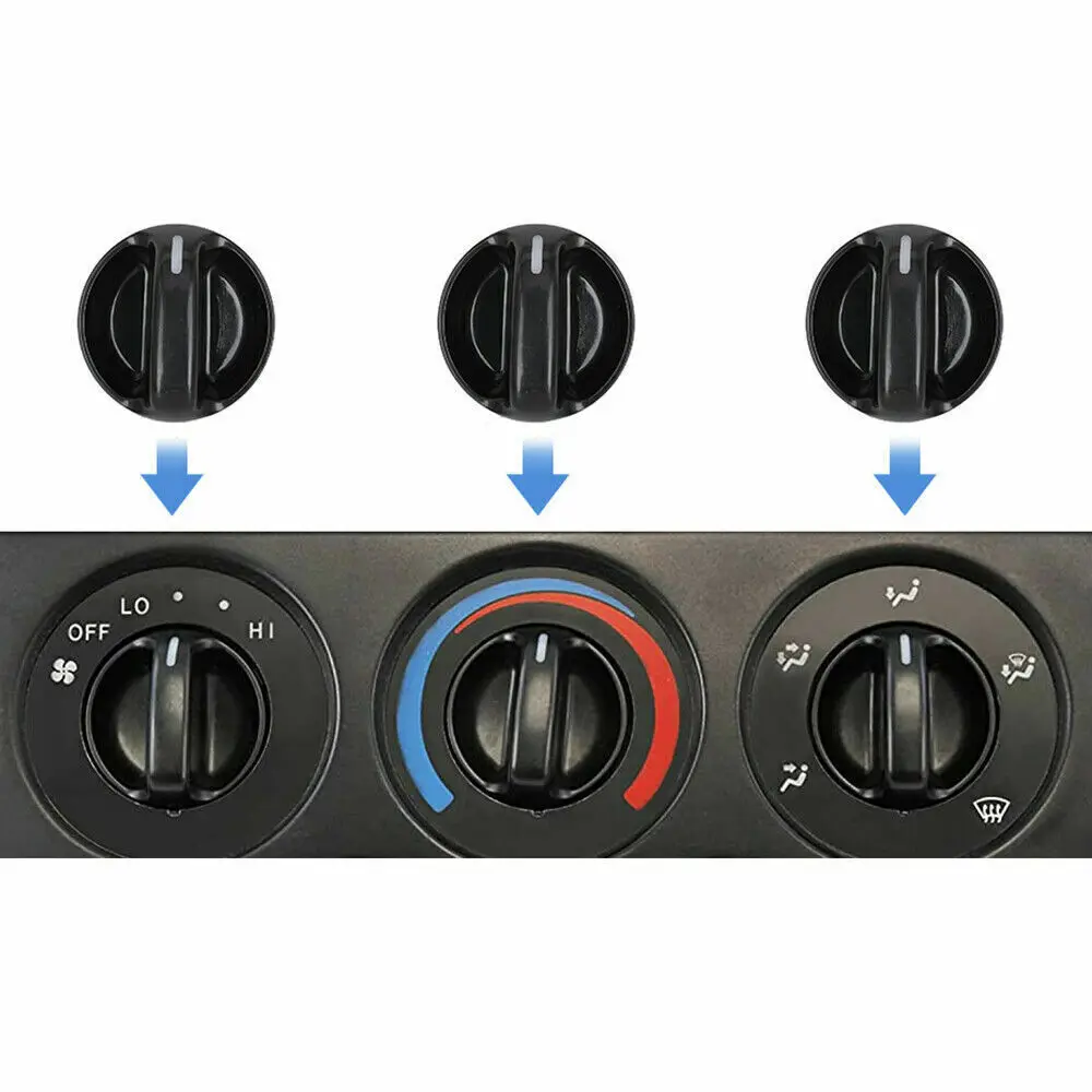 3 Pcs Air Condition Knob Button Trim Switch 55905-0c010 Fit For Toyota Tundra 2000 2001 2002 2003 2004 2005 2006 Car Accessories