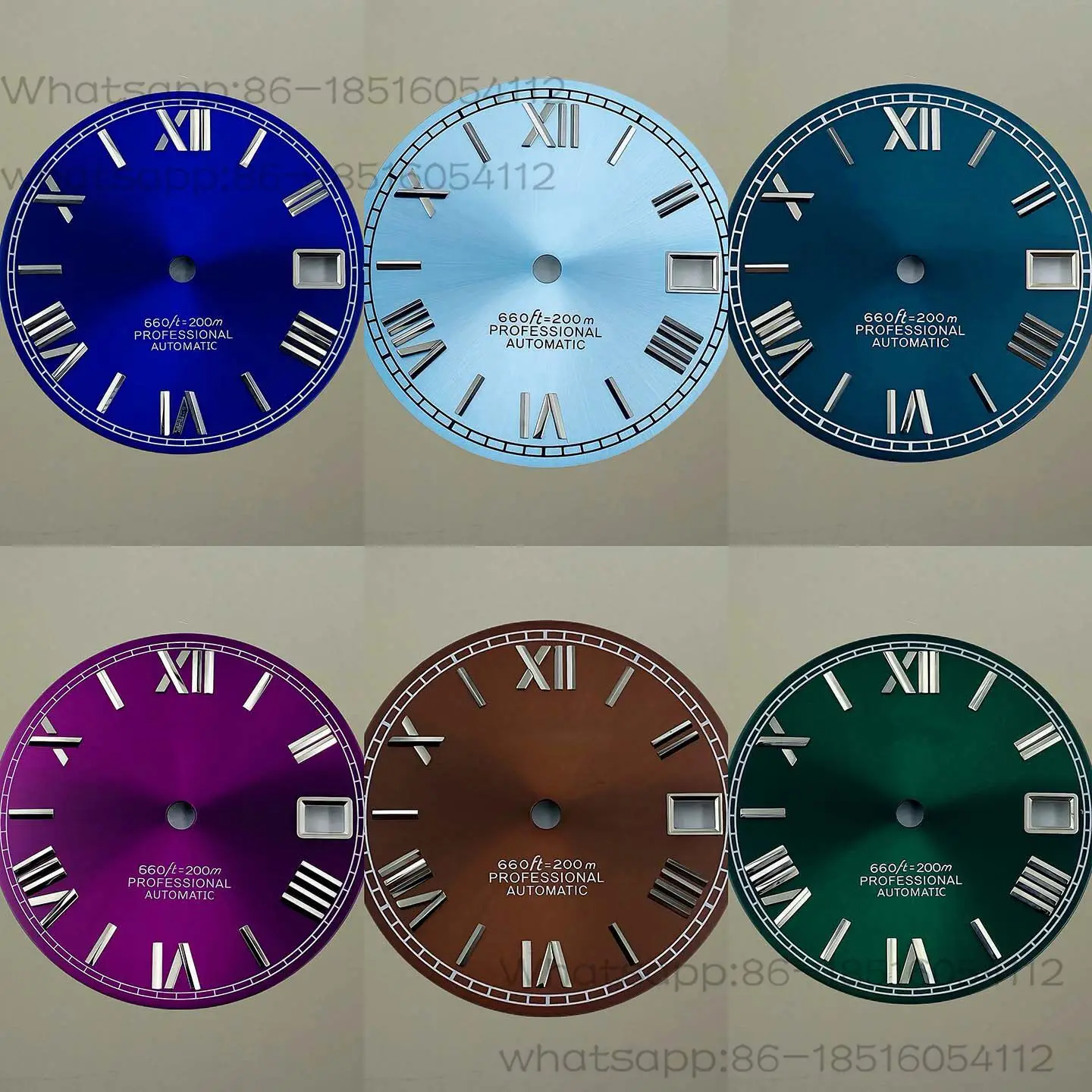 The New 28.5MM Sun Pattern Roman Nail Log Dial Literally Fits NH35/NH36 Movement Watch Accessories