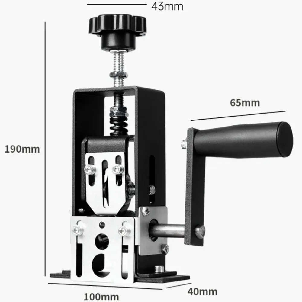 Portable Wire Stripper Manual Wire Stripping Tool 1-25mm Cable Peeling Machine with Hand Crank Electric Drill Compatibility