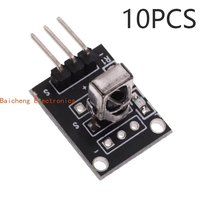 

10PCS 3pin KY-022 TL1838 VS1838B 1838 Universal IR Infrared Sensor Receiver Module for Arduino Diy Starter Kit