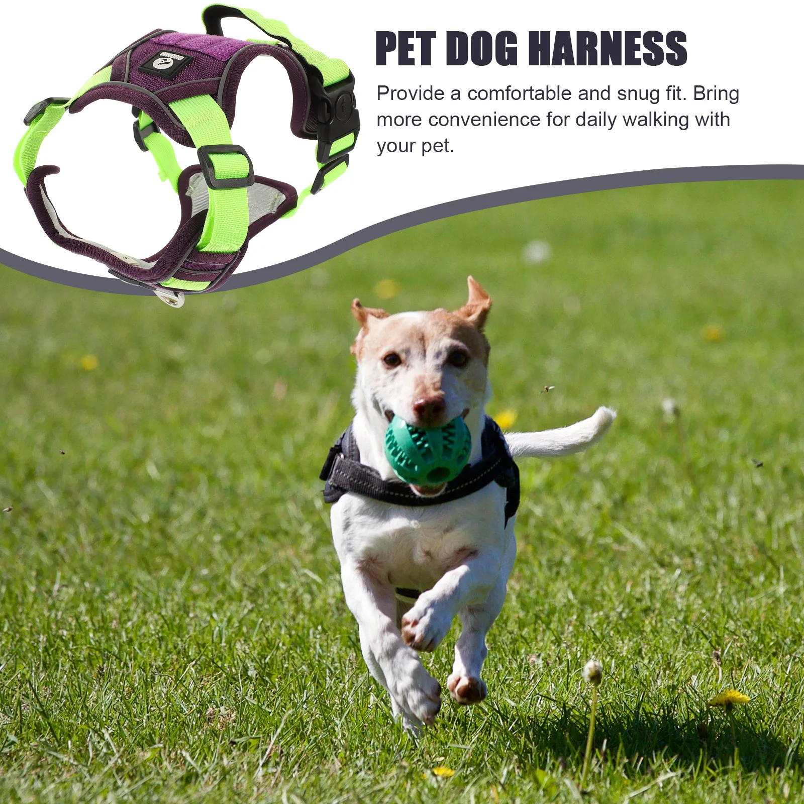 

Big Dog Chest Harness Adjustable Oxford Cloth Portable Travel Puppy Vest Heavy Duty Pet Accessory Small Large Dogs Cat