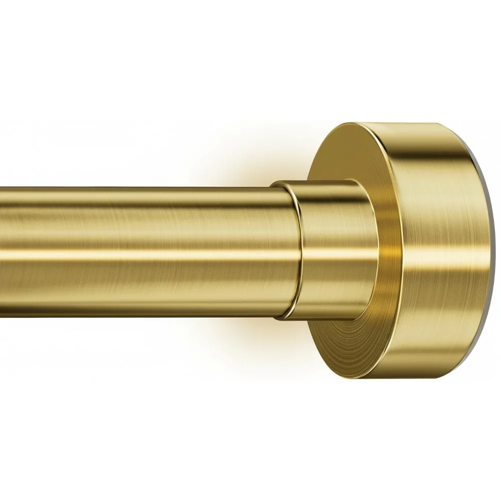 

Adjustable Tension Shower Curtain Rod 34-96 Inches, No Drill Installation, Rustproof Stainless Steel for Bathroom & Window