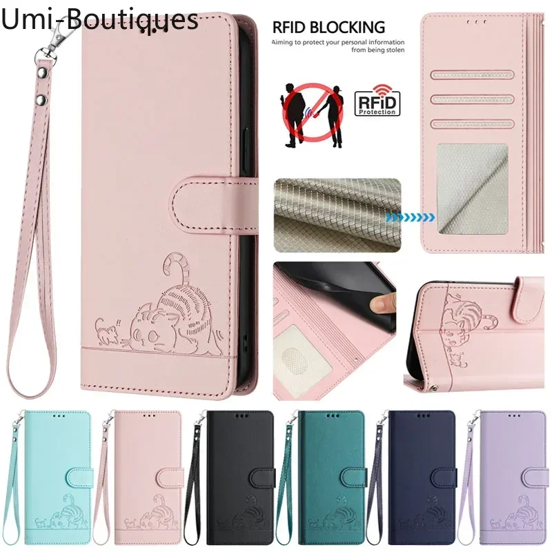 

For Infinix Zero 40 5G Case Leather Wallet Anti-theft Brush Case For Funda Infinix Zero 40 4G Leather Phone Cover With Lanyard