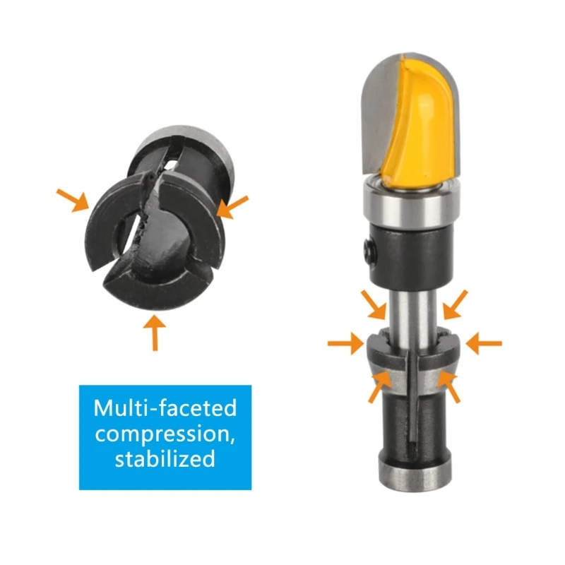 3Pcs Precisions Collets Conversion Set for Efficient Plastic, Metal Work Dropshipping